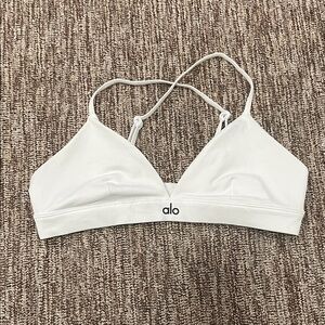 ALO Yoga White Sports Bra